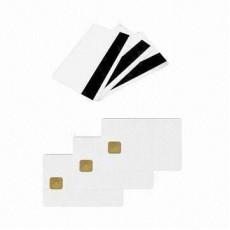 PVC card incl magstripe reverse - white